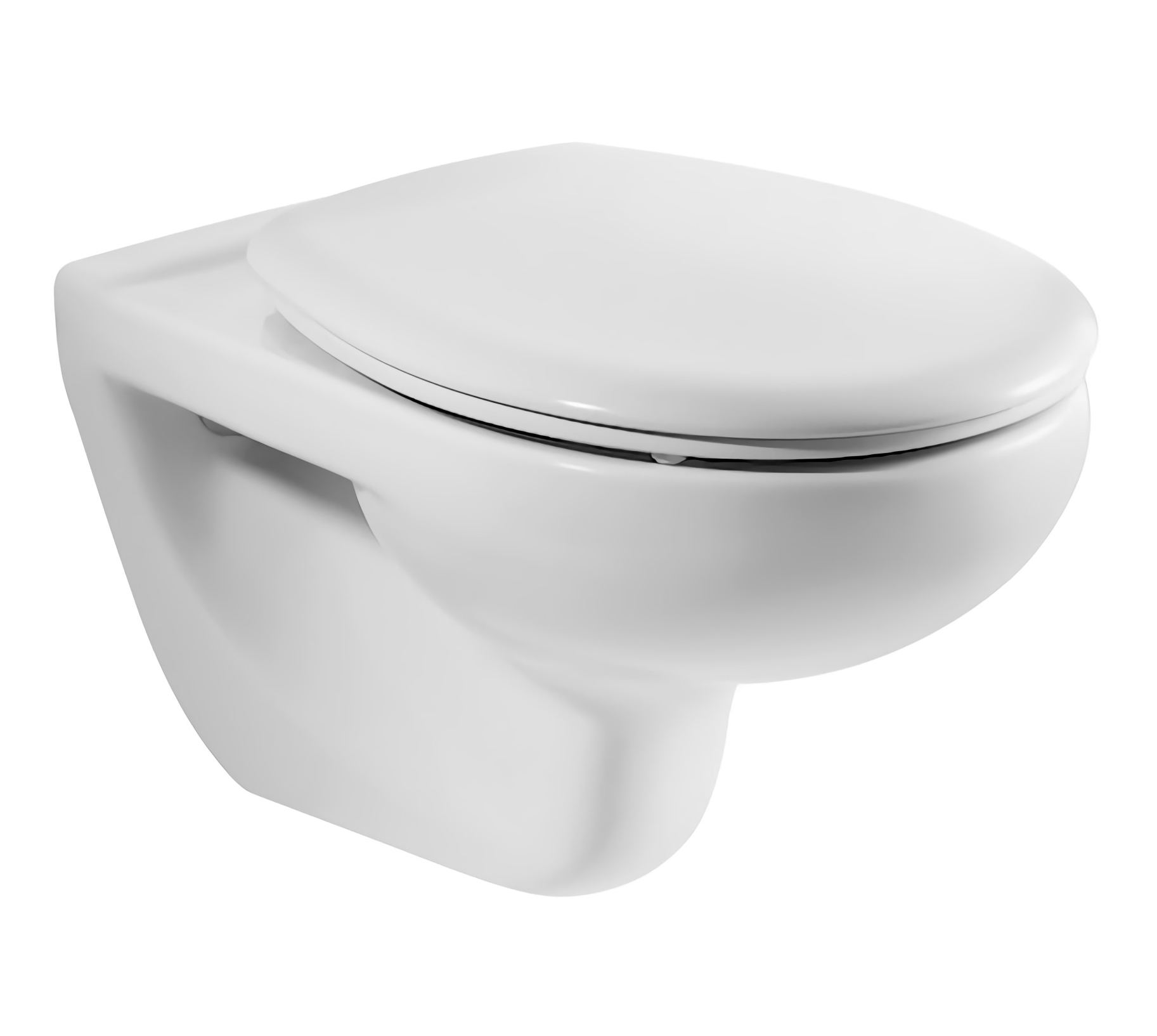 Унитаз подвесной под инсталляцию белый ROCA VICTORIA с крышкой ...