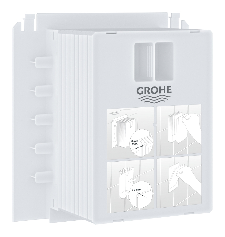 

Ревизионный короб Grohe для крепления панелей смыва 40911000 (71455)