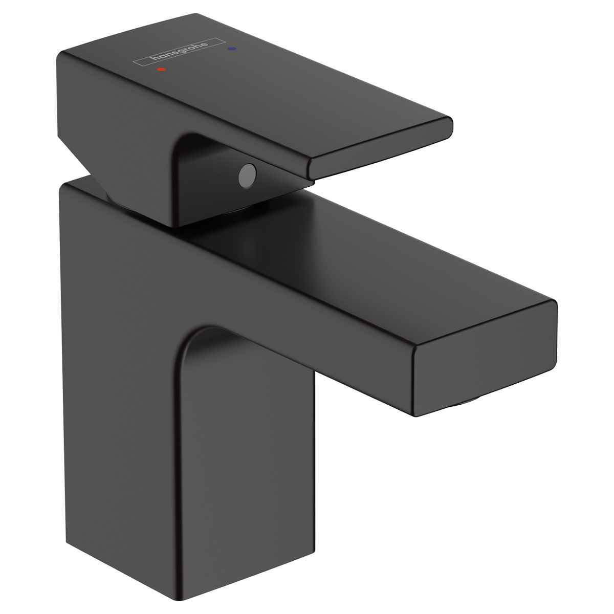 

Cмеситель для раковины однозахватный HANSGROHE VERNIS SHAPE черный латунь с донным клапаном 71560670