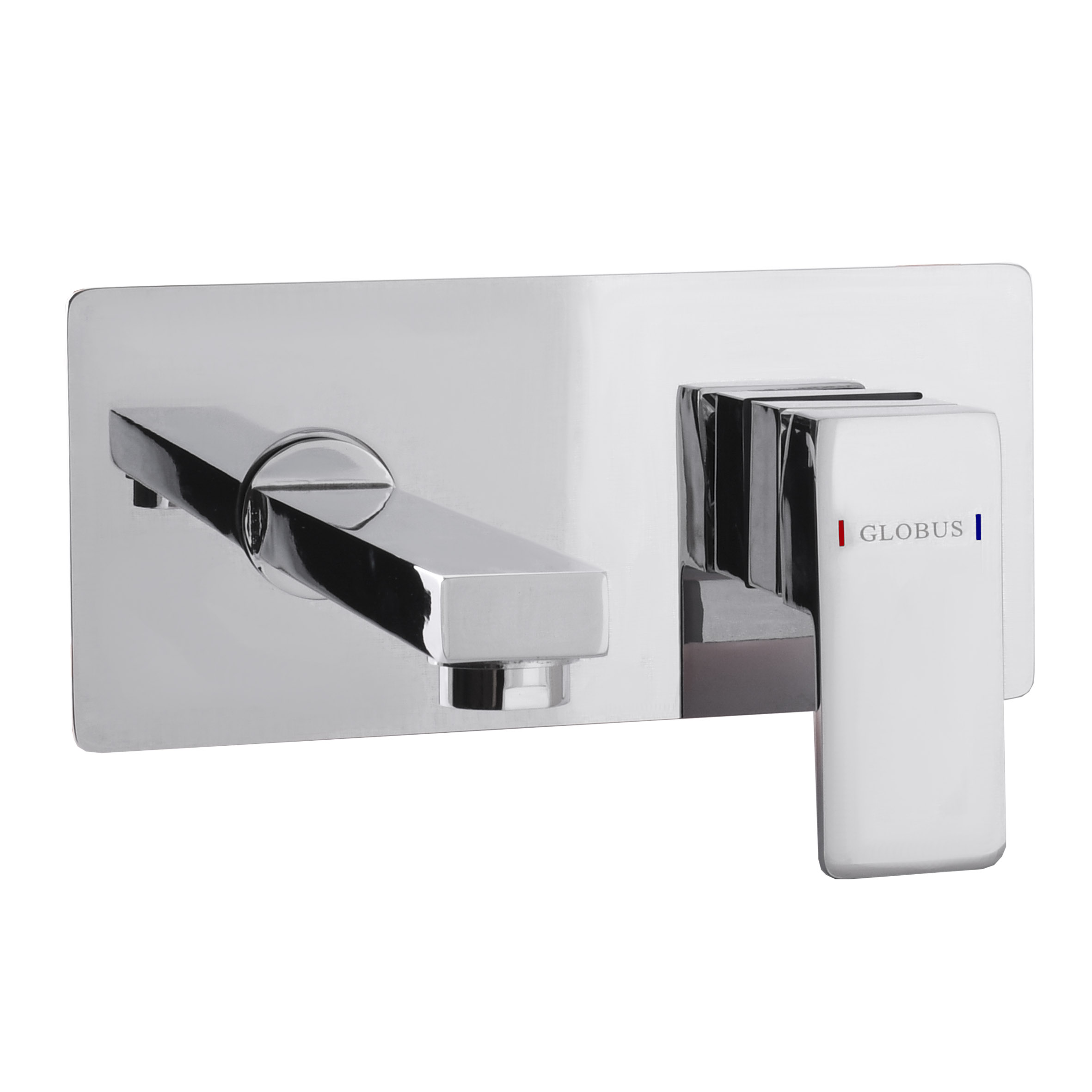 

Cмеситель для раковины однорукояточный настенный скрытый GLOBUS LUX Milano GLM-204-SMART хром латунь 000022024