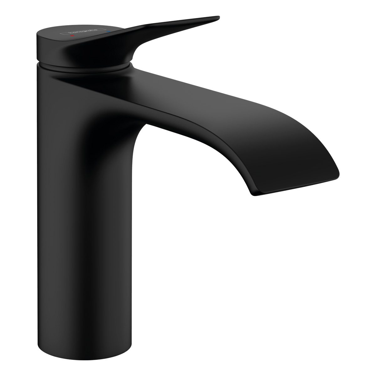 

Cмеситель на раковину однорукояточный HANSGROHE Vivenis черный латунь с донным клапаном 75020670