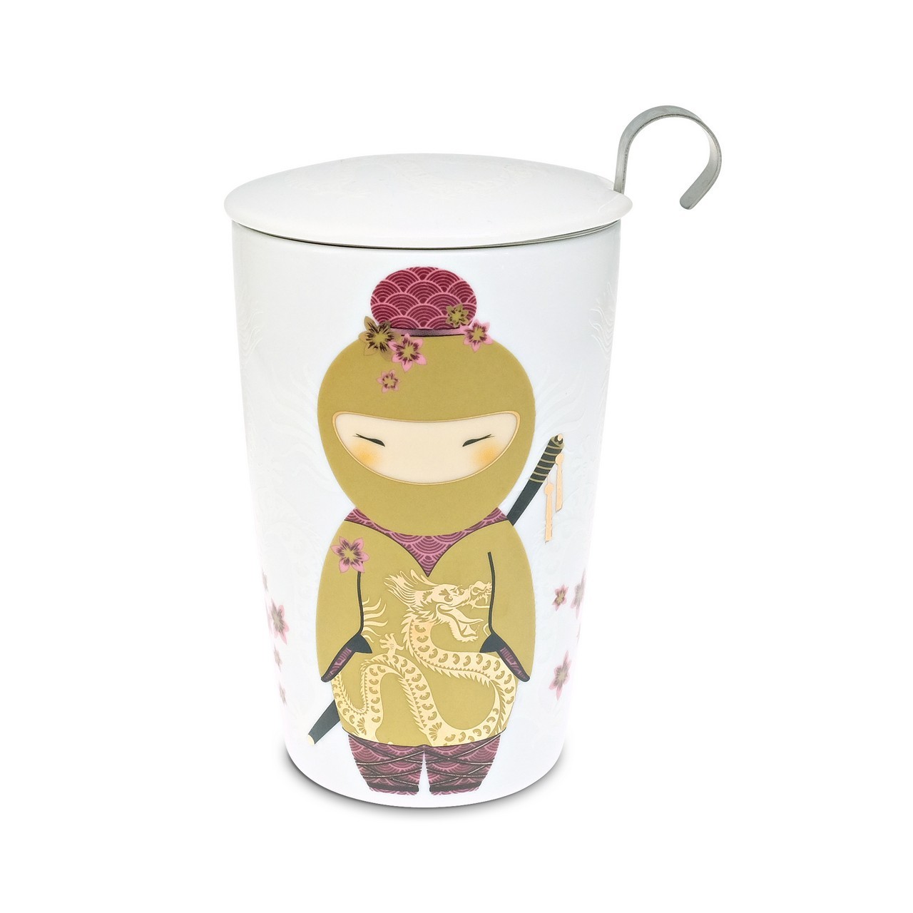 

Термочашка з сітечком 400 мл TEAEVE "Little Ninja Gold" (маленький ніндзя у золотому)