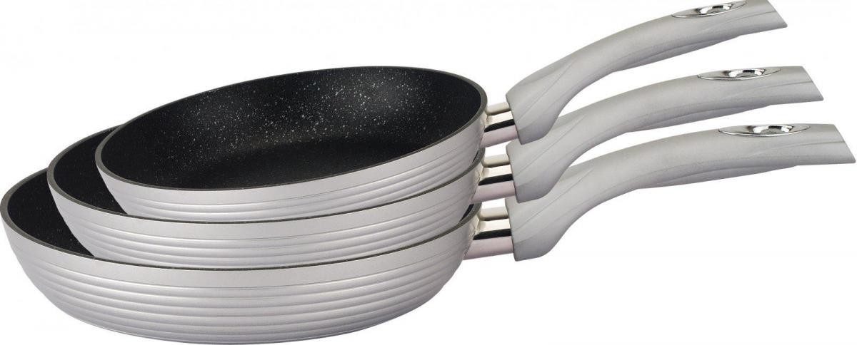 

​Набор сковородок Royalty Line RL-FM3 Silver 3шт