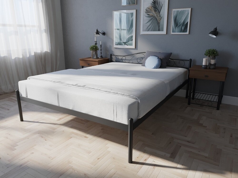 

Кровать Элис MELBI Черный 180 х 190 см