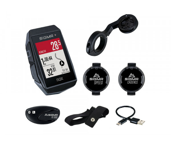 

Велокомп'ютер Sigma Sport ROX 11.1 GPS EVO Black Sensor Set (SD01034)
