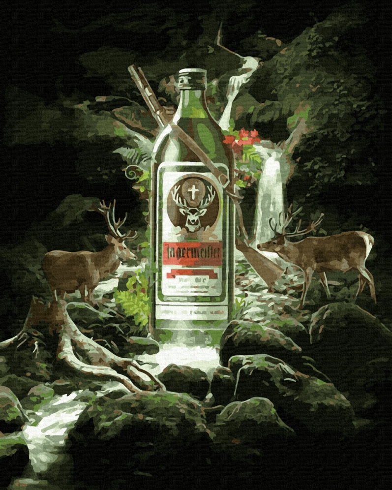 

Картина по номерам Jagermeister, 40 х 50 см (BK-GX40081) (Без коробки)