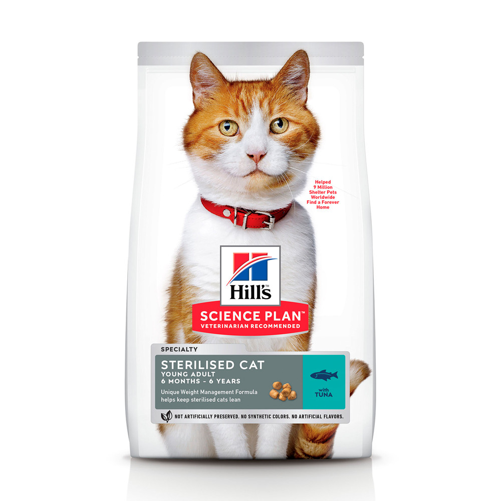 

Сухой корм Hills Adult Sterilised Cat Tuna 1.5 кг (604126)