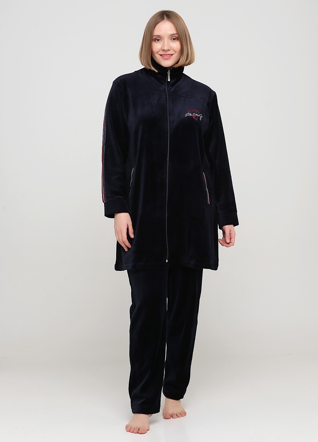 

Костюм туника, брюки Wild Love 3XL темно-синий 3682-03