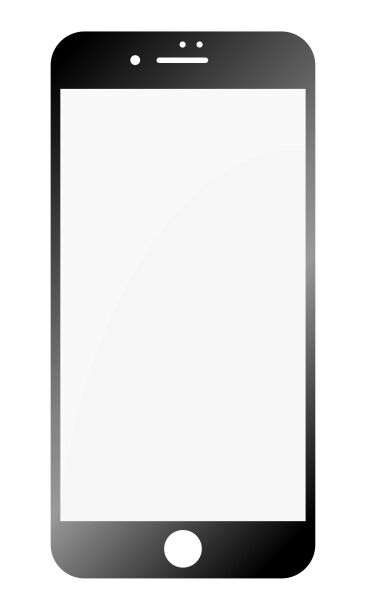 

Защитное стекло AVG для iPhone 7/8 Plus Eclat iLera 3D Black