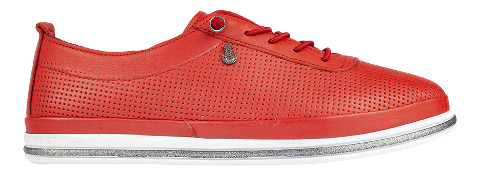 

Кеды женские летние красные натуральная кожа Турция Springer - размер 36 (22,5 см)