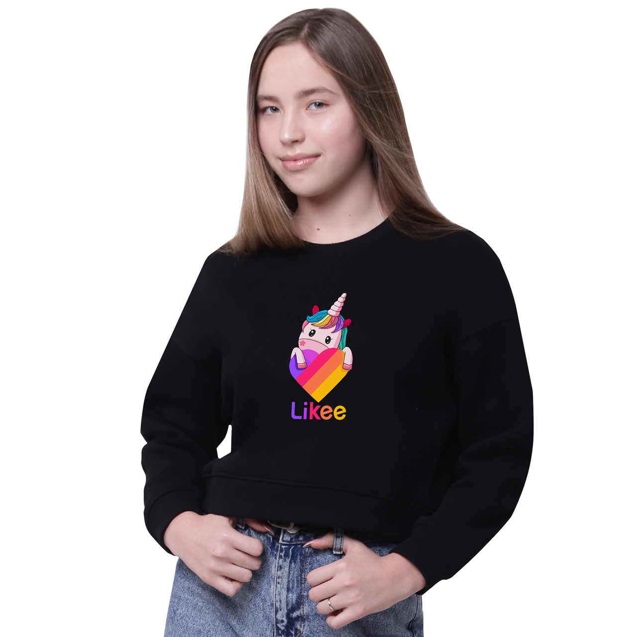 

Кроп-топ Лайки Единорог (Unicorn Likee) Черный (35960-1597-2) 128 см