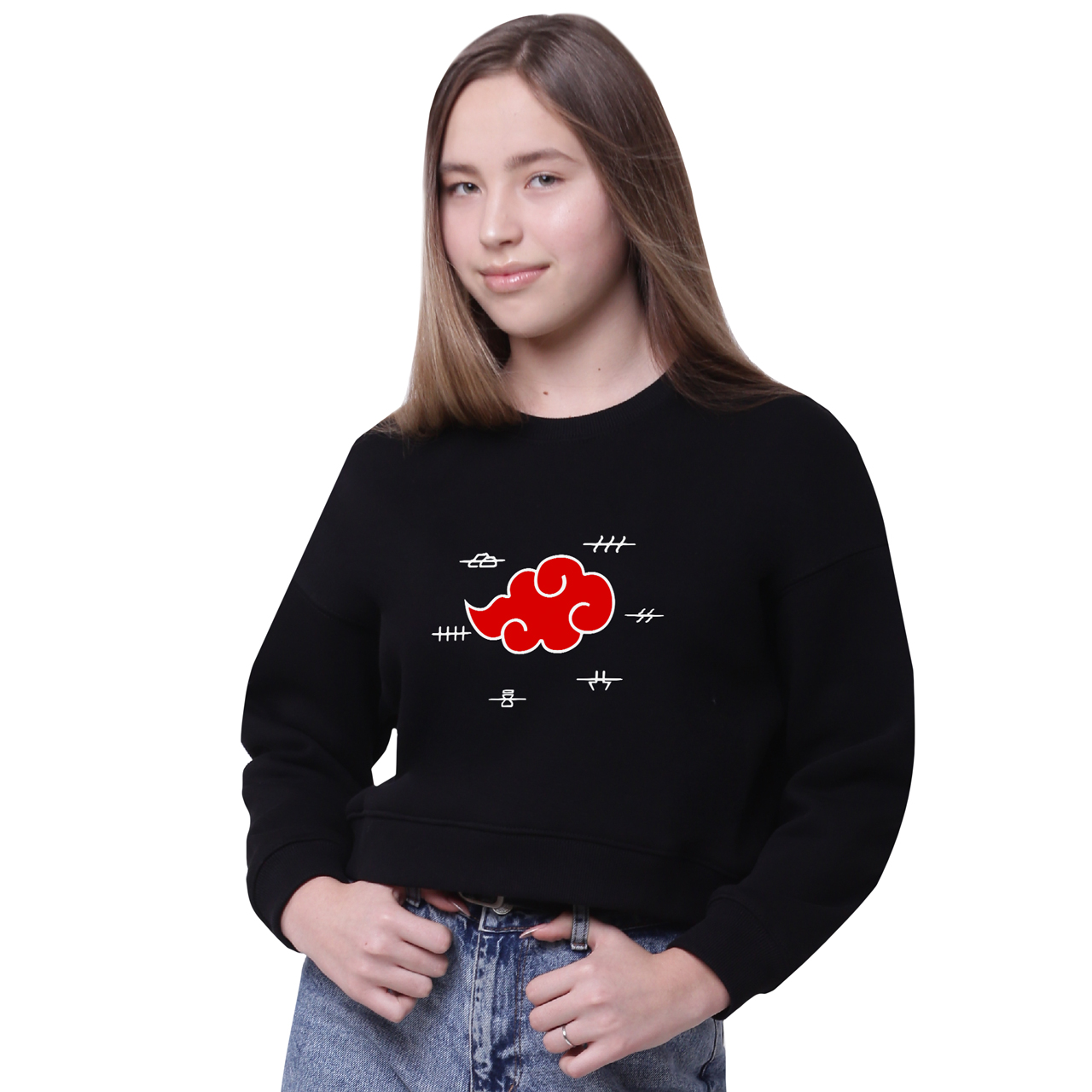 

Кроп-топ Облако Акацуки Наруто (Akatsuki Naruto) Черный (35960-3044-3) 134 см