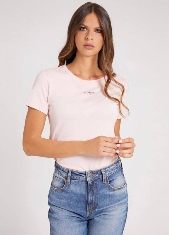 

Футболка с цветком Guess  Розовый W1BI12K46D1 112461, Футболка с цветком Guess XL Розовый W1BI12K46D1 112461