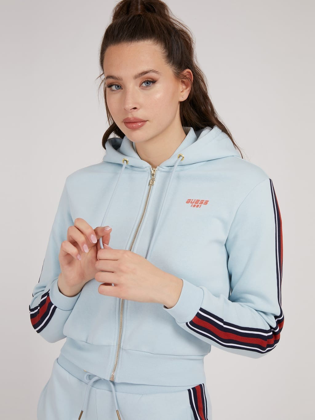 

Кофта спортивная Guess  Голубой O1RA30K9Z21 130921, Кофта спортивная Guess M Голубой O1RA30K9Z21 130921