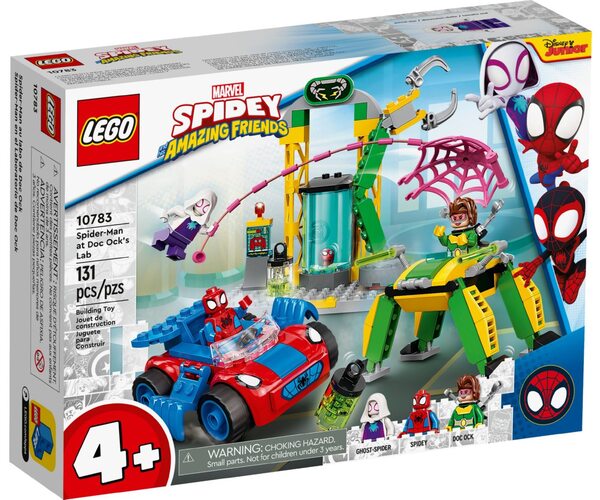 

Конструктор LEGO Disney Человек-Паук в лаборатории Доктора Осьминога (10783)