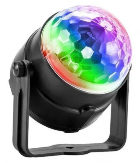 

Светодиодный диско-шар с питанием от сети Led Party Light 3D Шоу