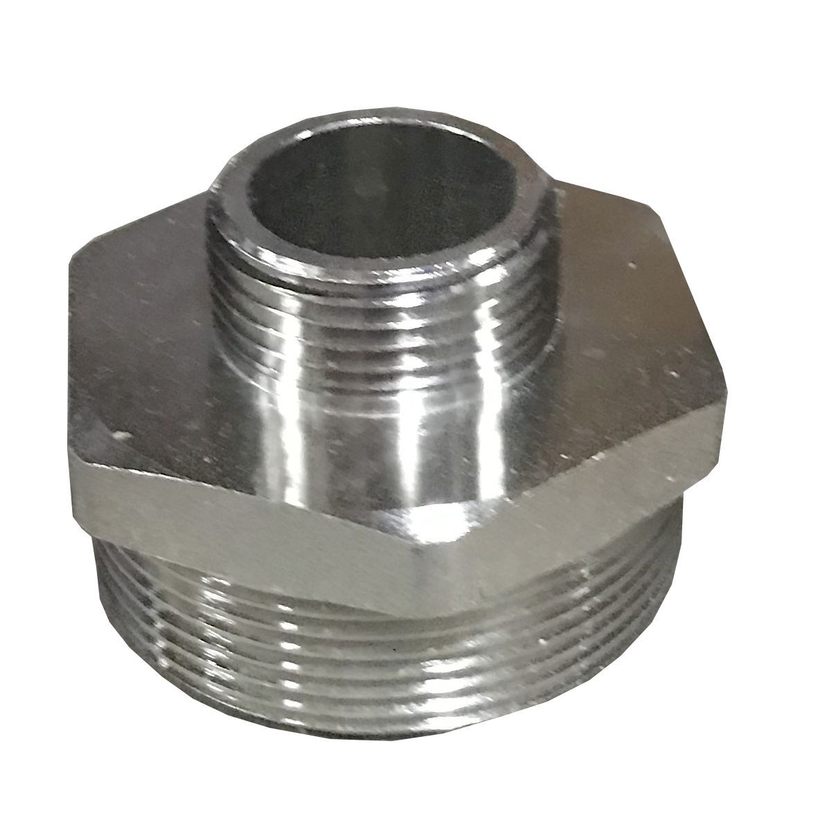 

Ниппель SOLOMON 1 1/2"х3/4" НН никель 8208