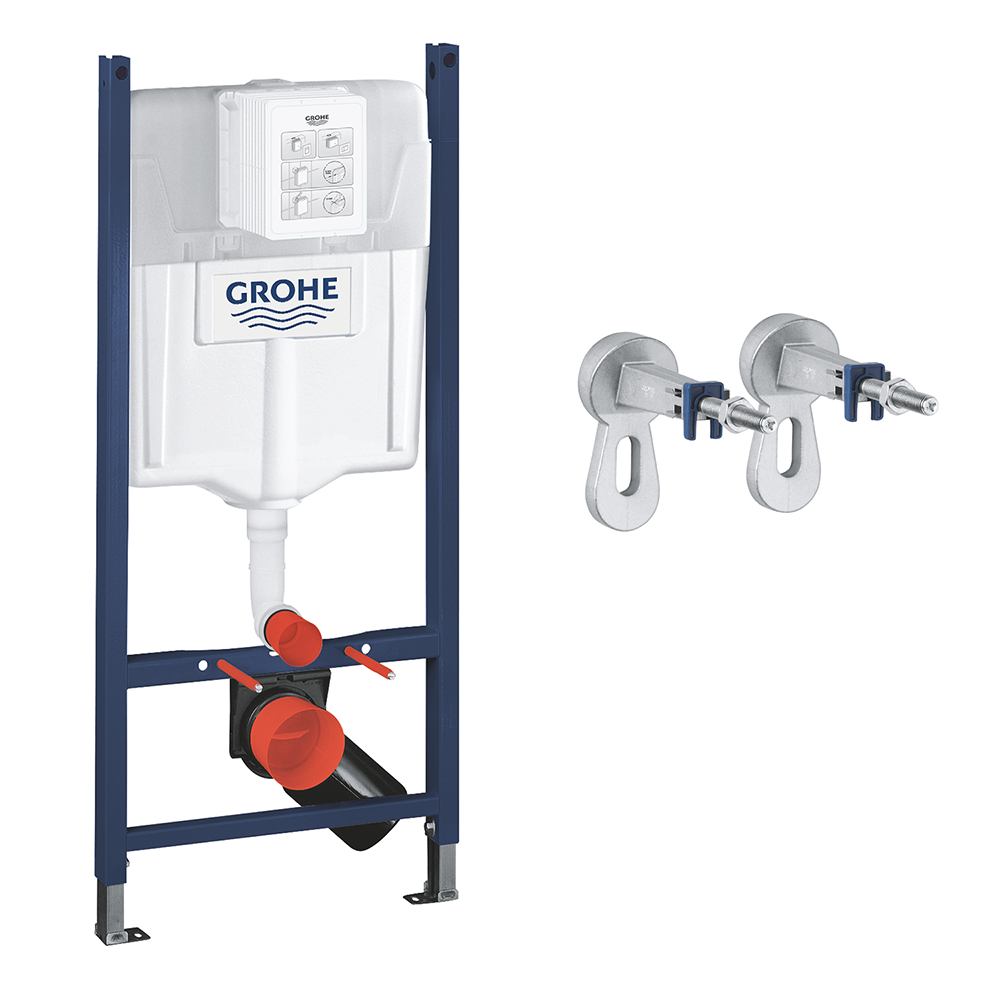 

388400WG Rapid SL инсталляция комплект GROHE 2 в 1