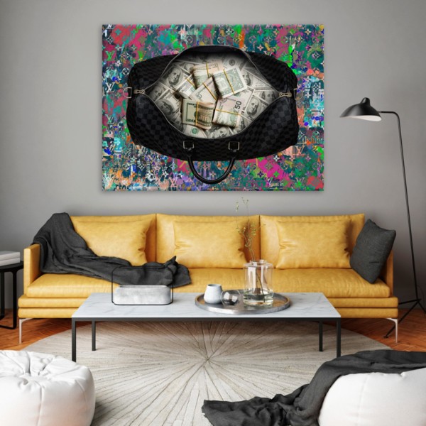 

Картина на холсте Деньги Money Bag 50х65 см.