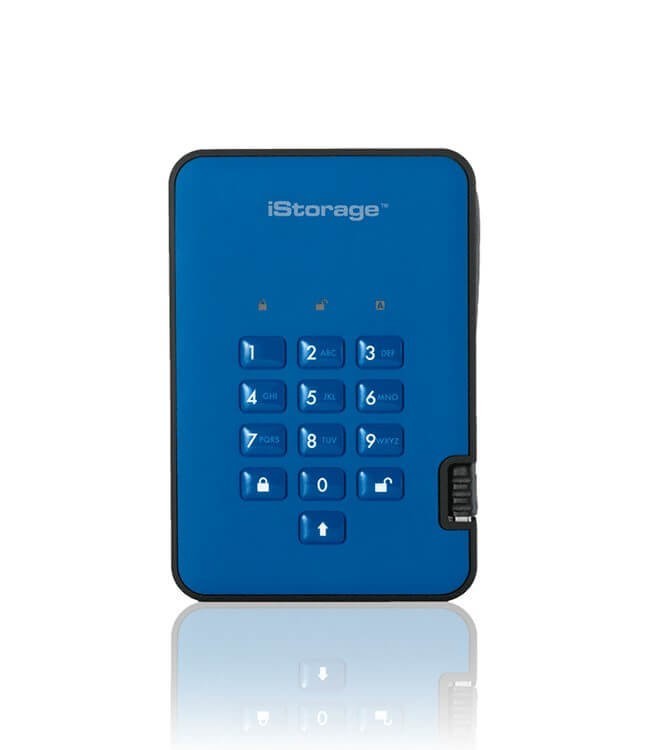 

Внешний диск iStorage diskAshur2 3TB Blue