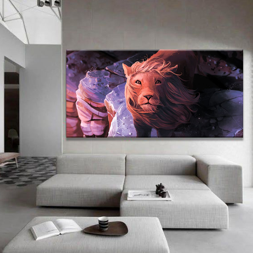 

Картина на холсте Животные Lioness See 40х80 см.