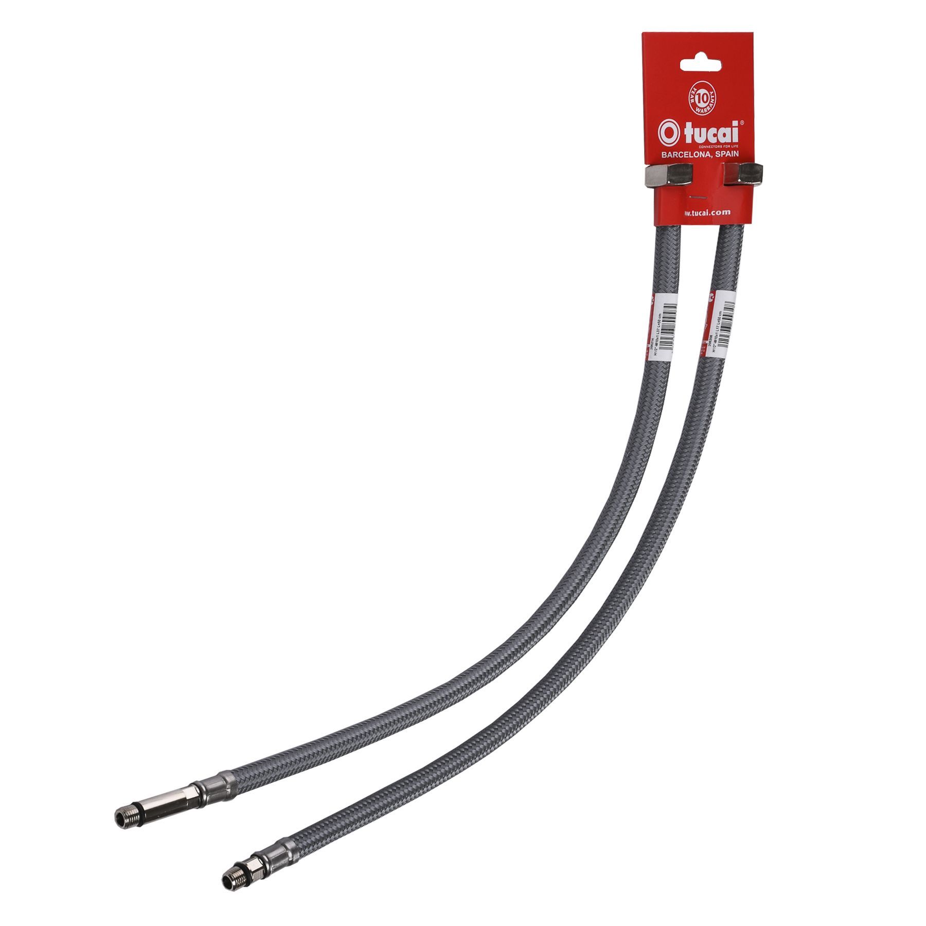 

Шланг для смесителя TUCAI М10х3/8" 0,6м. АНТИКОРРОЗИЯ TAQ GRIF AСB 207415 ПАРА