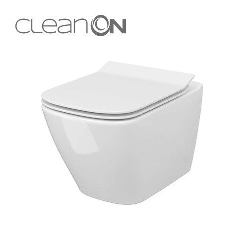 

CET Cersanit В220 CITY SQUARE CLEAN ON подвесной з сиденьем дюропласт лифт