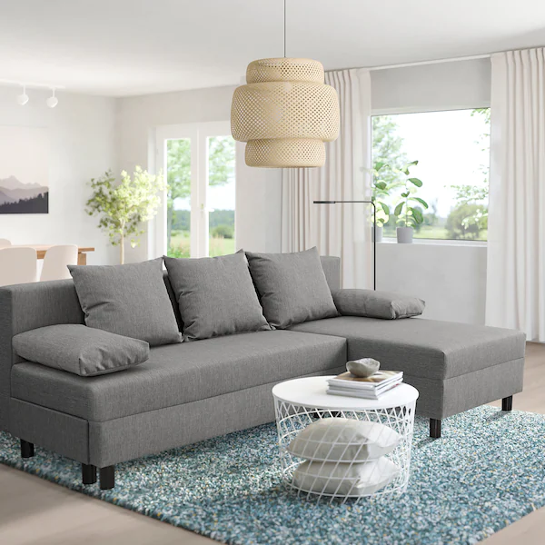 

Диван ANGSTA IKEA 005.014.36 сірий