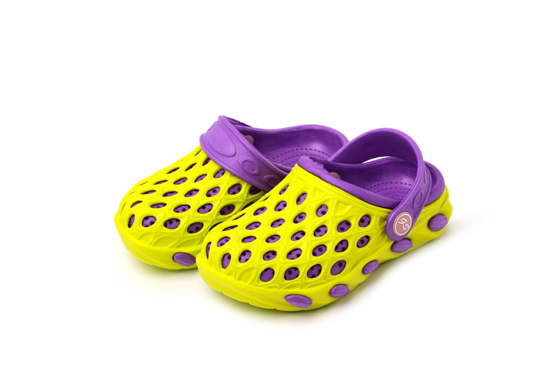 

Крокси дівчинка літо 30-31 Gipanis CC-003L.GREEN-PURPLE Салатово-бузковий