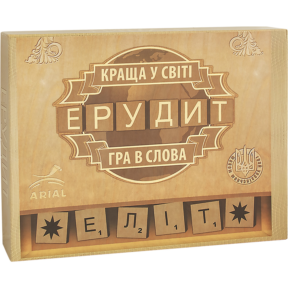 

Настольная игра Arial "Ерудит-Еліт"