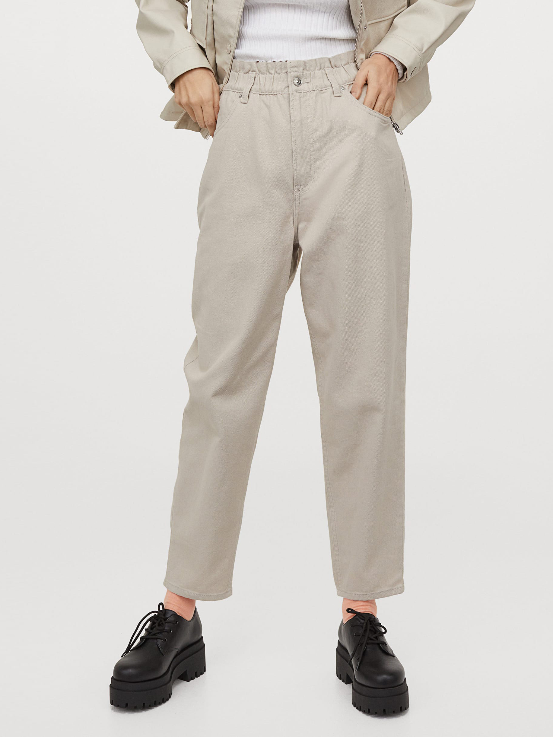 

Джинсы H&M 9493703abr  Светло-бежевые, Джинсы H&M 9493703abr 40 Светло-бежевые