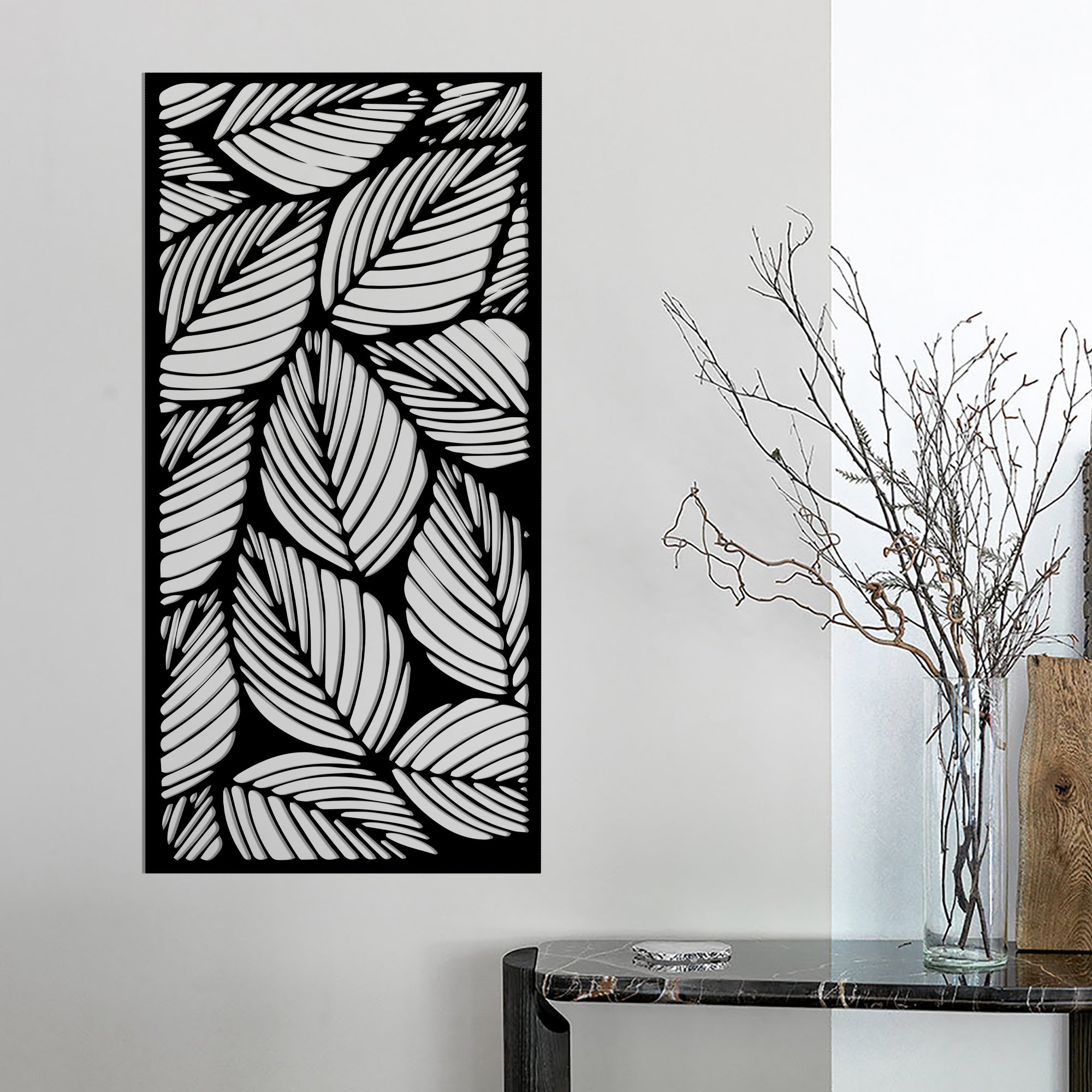 

Дизайнерская деревянная картина "Jungle" (50 x 25 см)