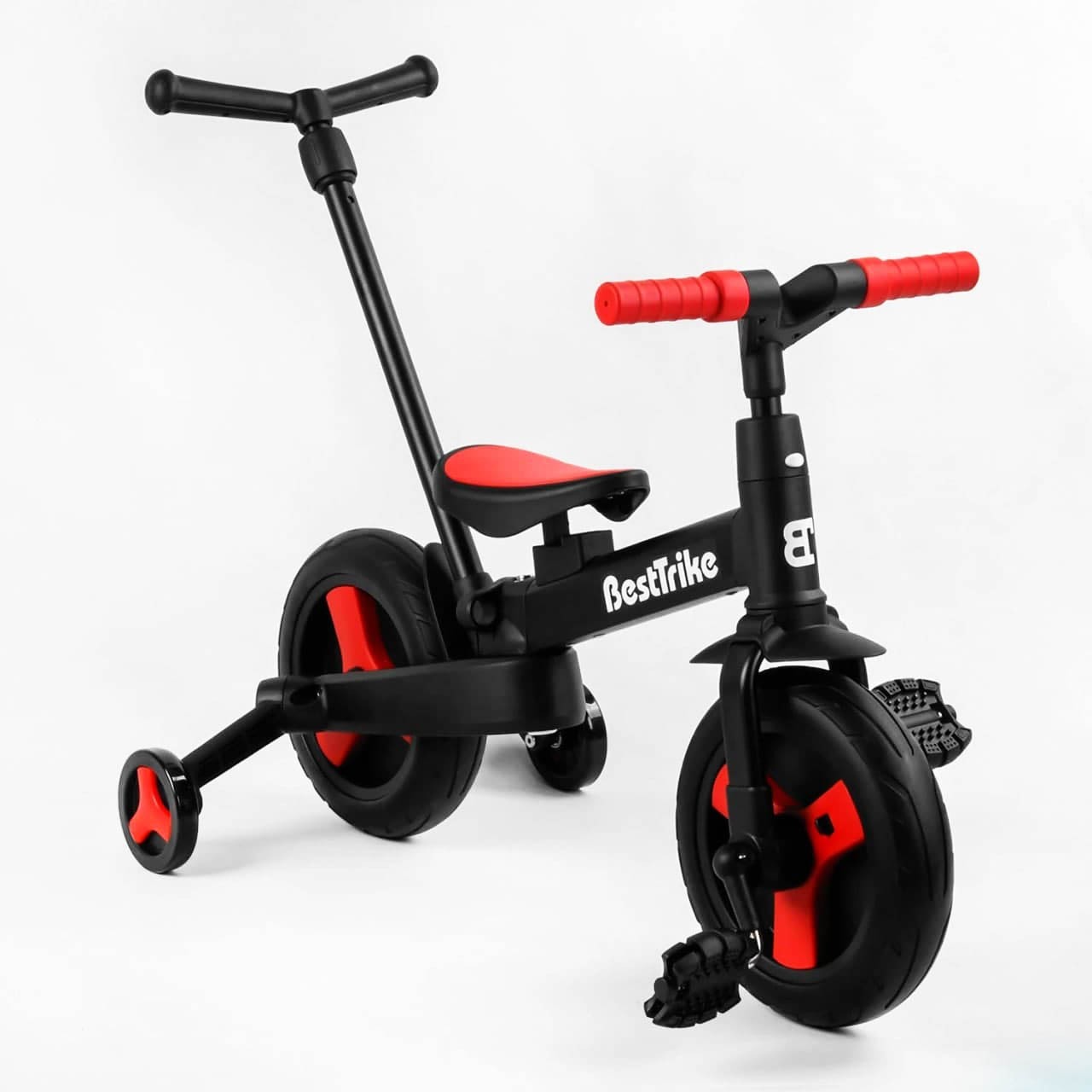 

Детский Велосипед-трансформер Best Trike с родительской ручкой