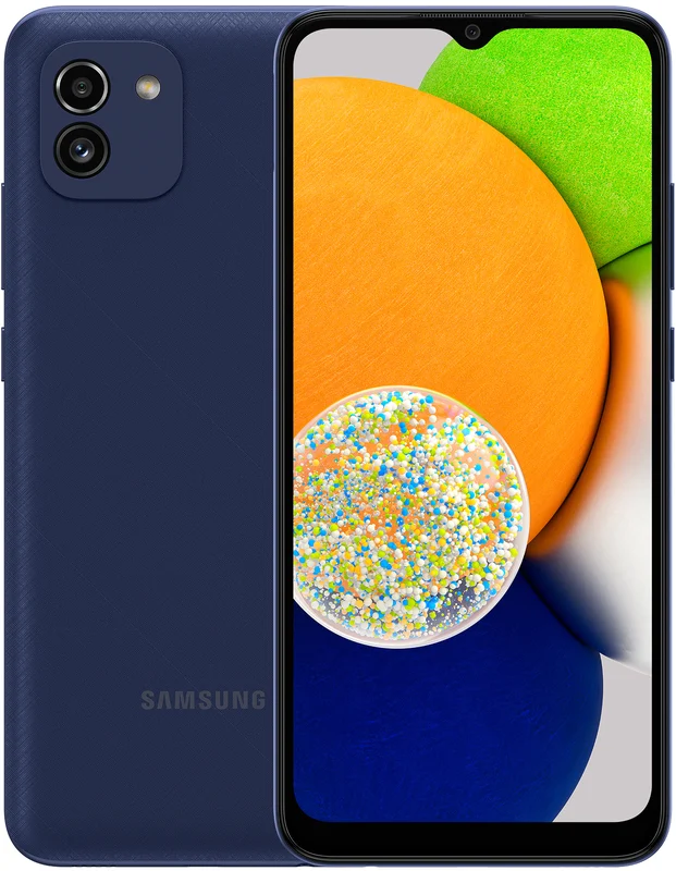 

Мобильный телефон Samsung Galaxy A03 3/32GB Blue (SM-A035FZBDSEK)