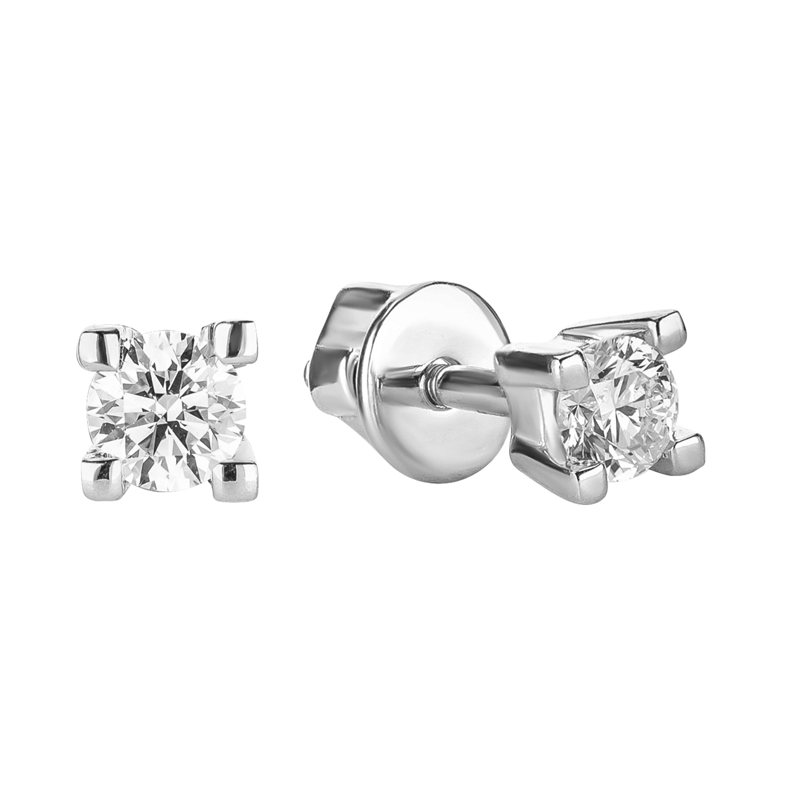 

Серьги в белом золоте с бриллиантами КАМЕЯ 21500912.124.B28554
