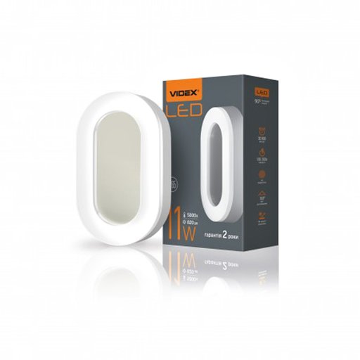 

Светильник LED VIDEX Art утилитарный 820LM 5000K 11W овальный (12041862)