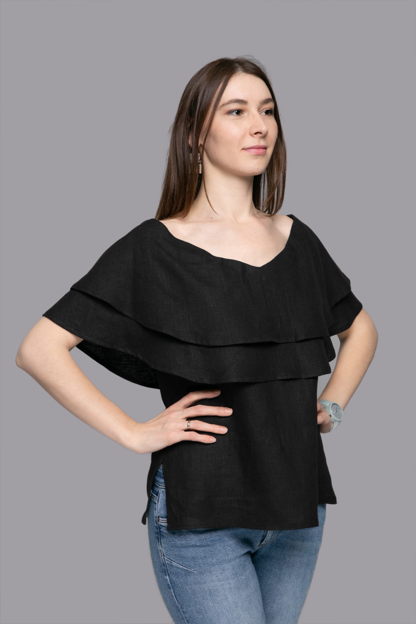 

Блуза VILINI Корона черный, Блуза VILINI Корона черный 48