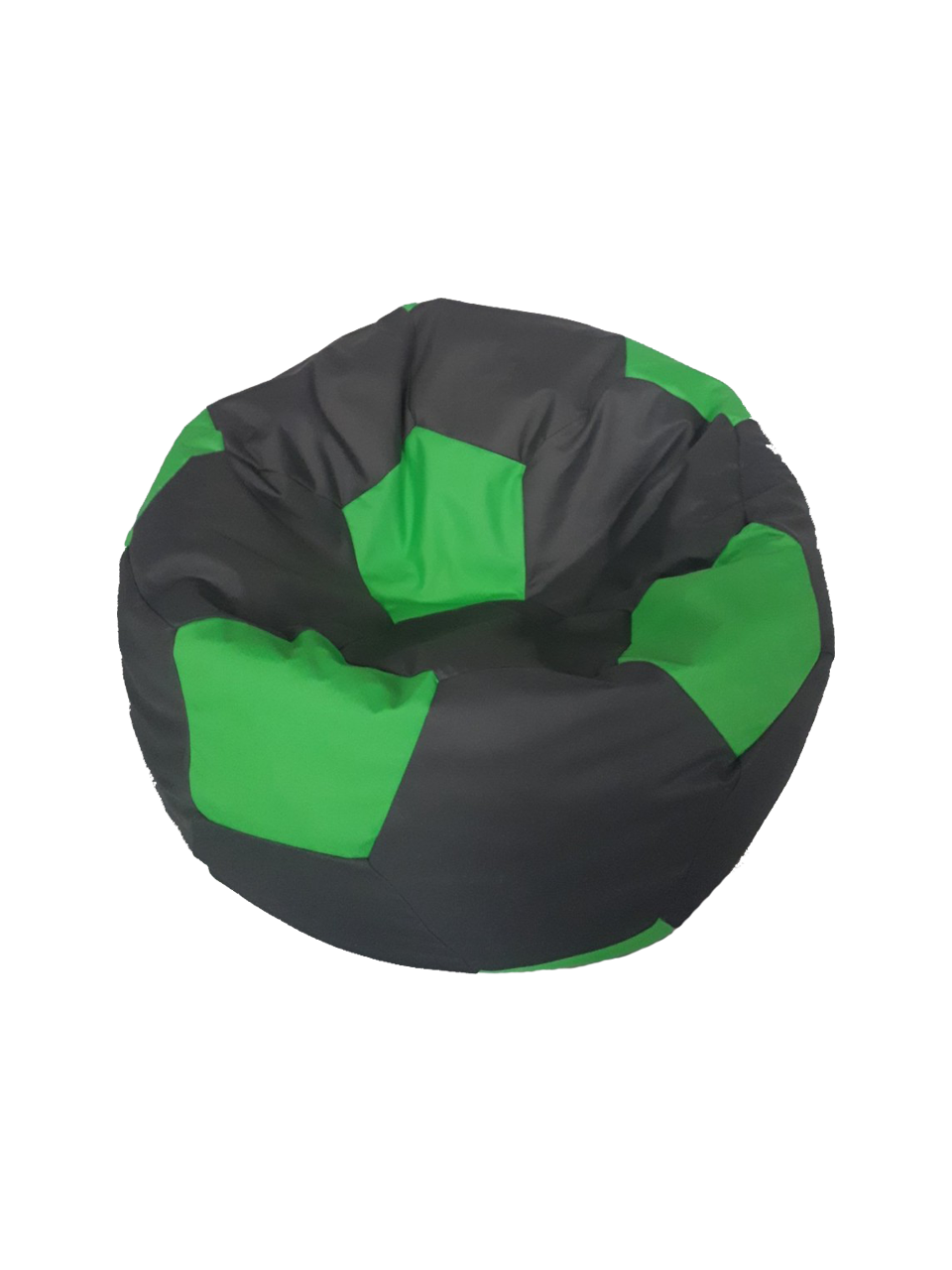 

Кресло-мешок Ecobag Мяч 110 Серый/Зеленый