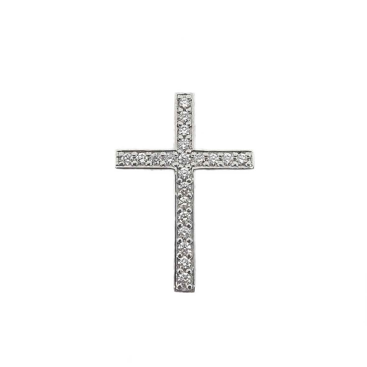 

Золотой крестик с бриллиантами 0,65ct, d/2.0мм Congress Diamond