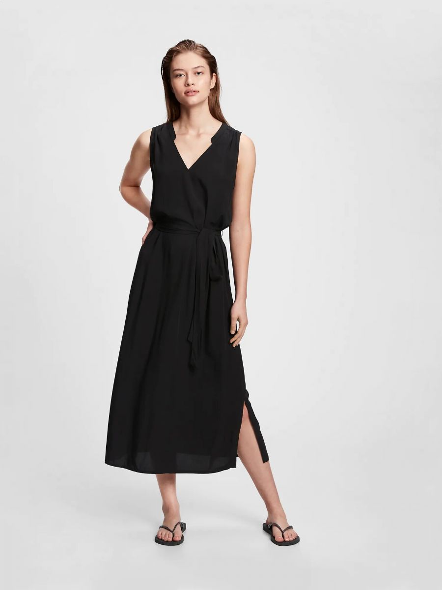 

Легкое женское платье GAP 1159759134 (Черный, XXL)