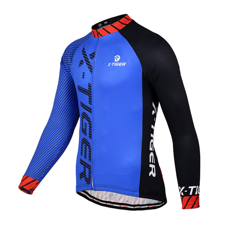 

Джерси вело с длинным рукавом кофта X-Тiger XM-CY-011 Blue XL (F_5125-17441)