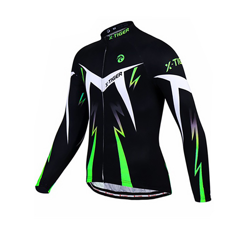 

Джерси вело кофта с длинным рукавом велоформа X-Тiger XM-CY-013 Green 3XL (F_5108-17444)