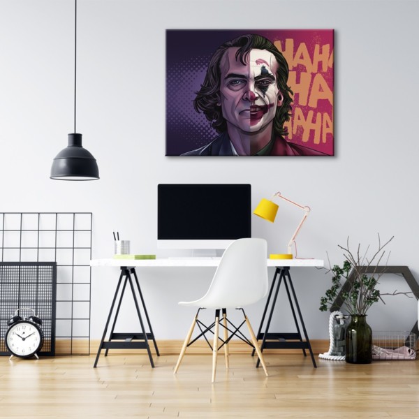 

Картина на холсте Фильмы/сериалы Joker Faces 90х120 см.