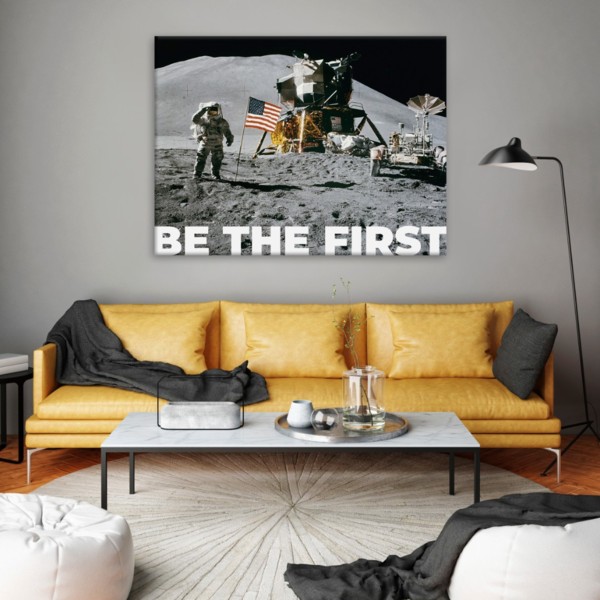 

Картина на холсте Мотивация Be The First 50х65 см.