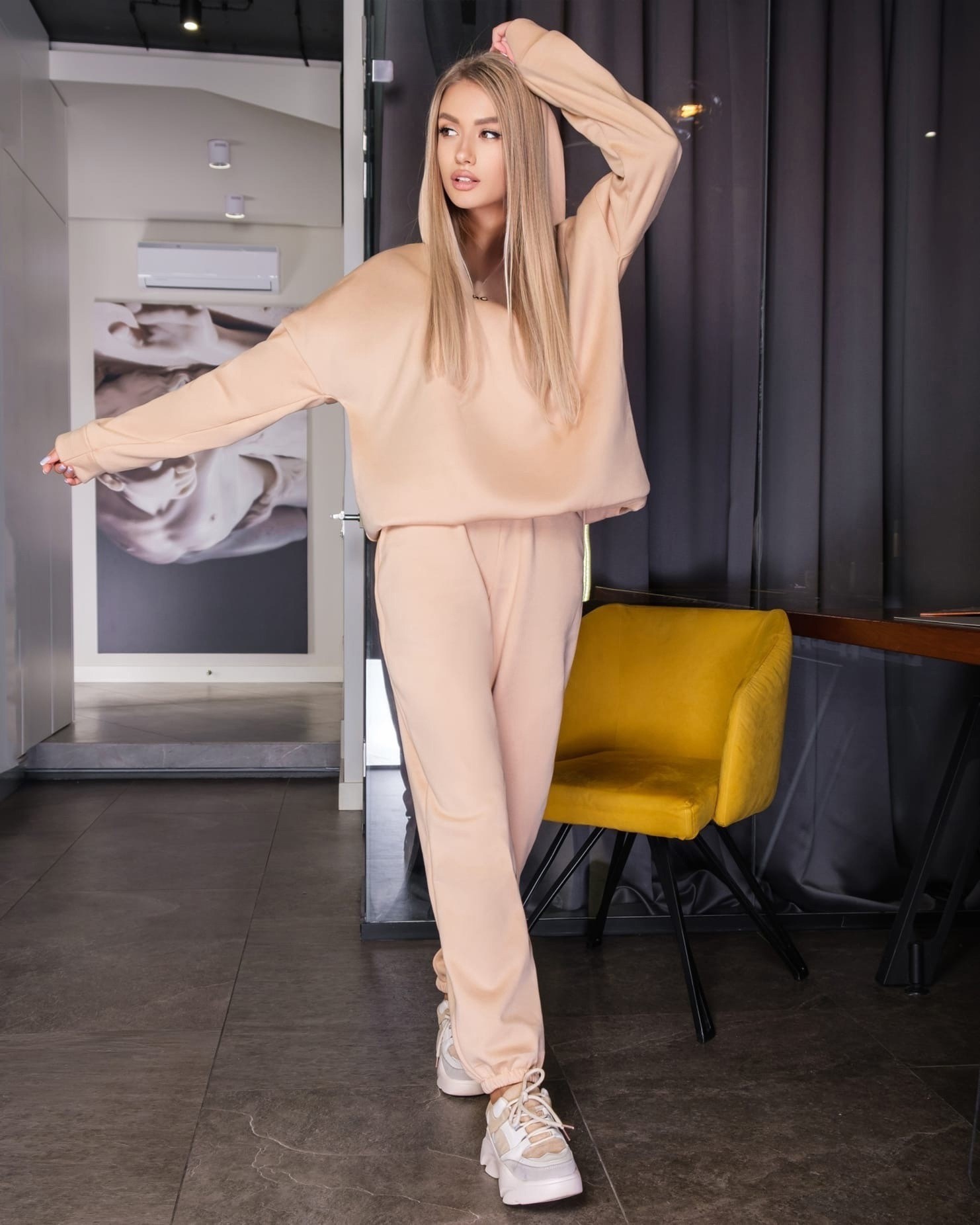

Костюм SK House 1614 - Бежевый, Костюм SK House 1614 42-44 Бежевый