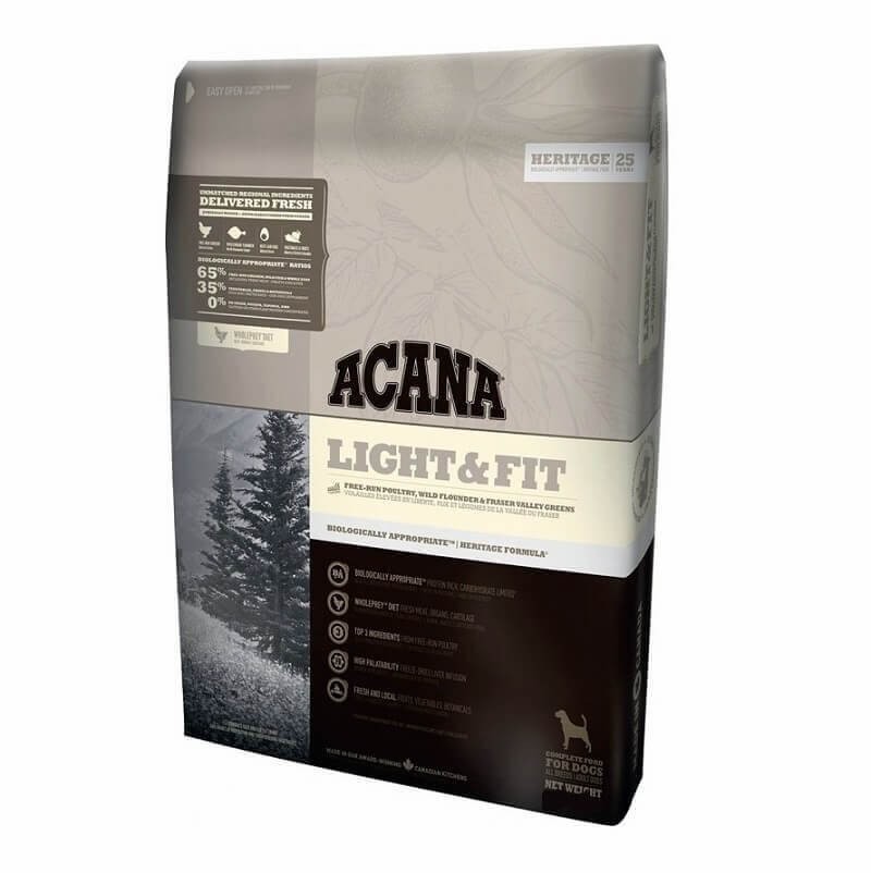 

Acana Light & Fit Сухой корм для собак склонных к избыточному весу (2 кг)