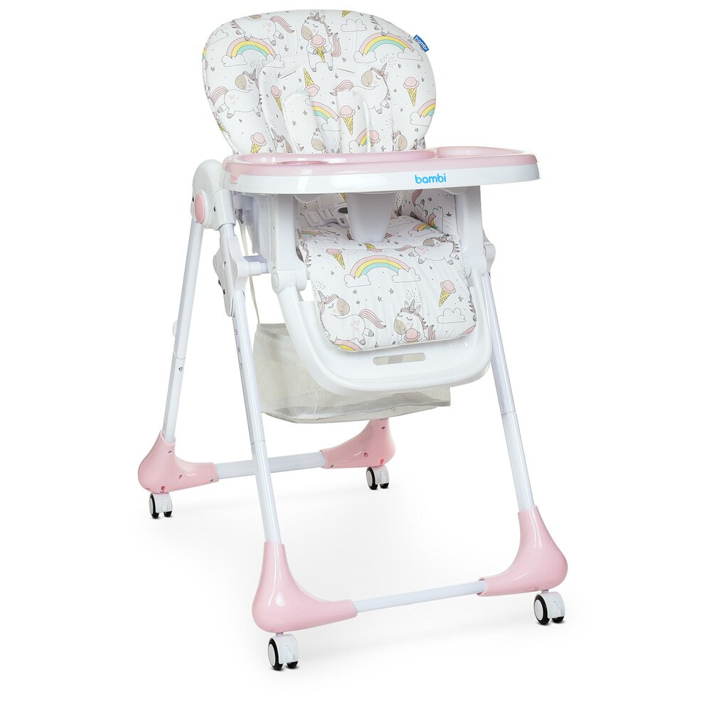 

Стульчик для кормления Bambi New M 3233 Unicorn Pink (M 3233)