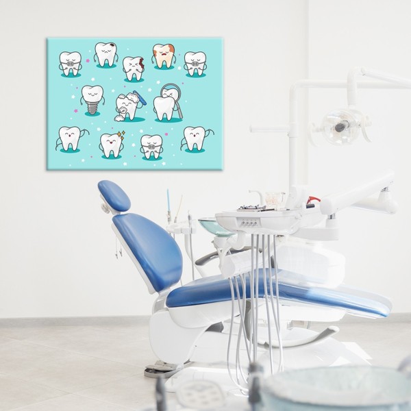

Картина на холсте Стоматология Life Of Teeth 75х100 см.
