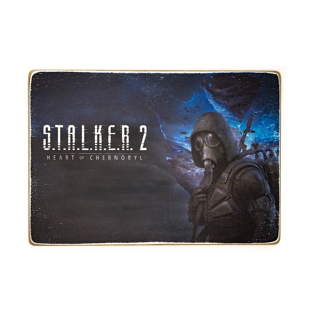 

Деревянный постер Wood Posters "S.T.A.L.K.E.R. 2: Сердце Чернобыля. Артовый Сталкер на синем фоне" (A3 формат, фанера)