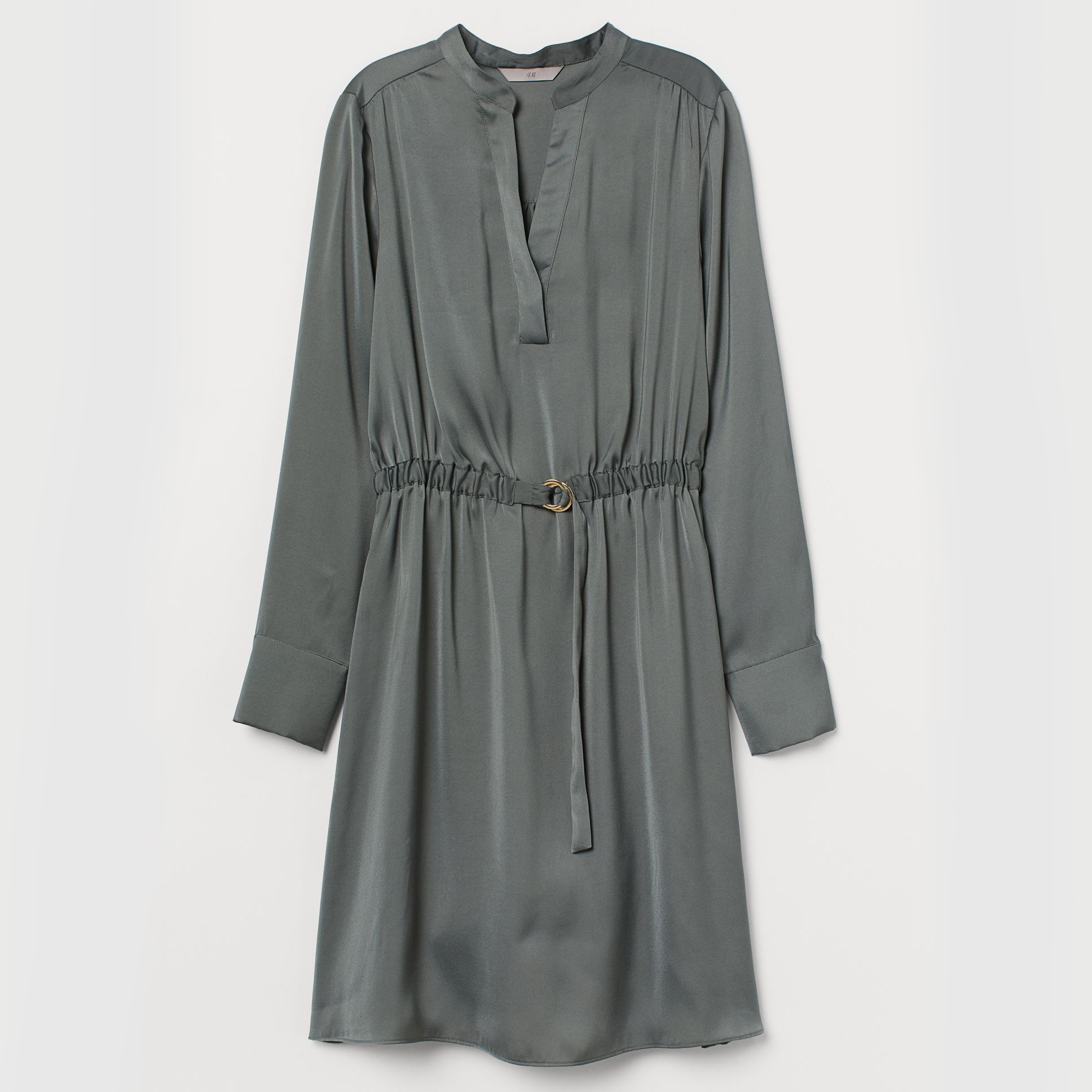 

Платье H&M 0709987008  (165/88А) Серое с зеленым, Платье H&M 0709987008 38 (165/88А) Серое с зеленым
